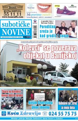 Nove Subotičke novine - broj 9, 27. feb 2015.