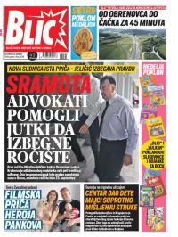 Blic - broj 8078, 15. avg 2019.