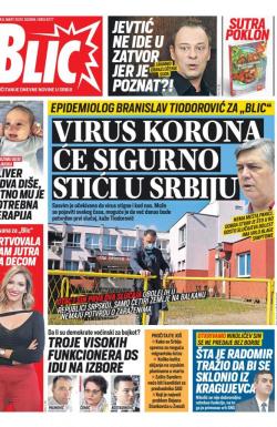 Blic - broj 8277, 6. mar 2020.