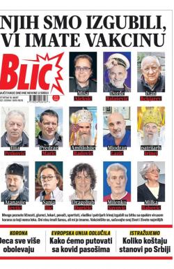 Blic - broj 8639, 18. mar 2021.