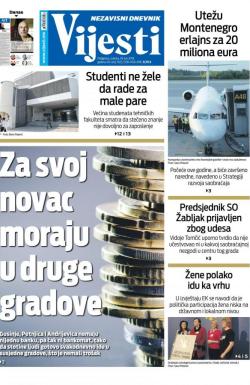 Vijesti - broj 7623, 29. jun 2019.