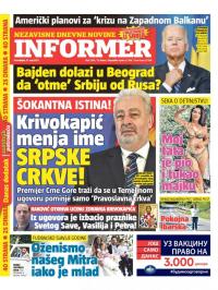 Informer - broj 2769, 31. maj 2021.