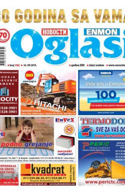 Novosti oglasi - broj 1582, 24. jul 2019.