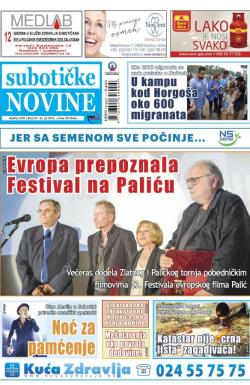 Nove Subotičke novine - broj 29, 22. jul 2016.