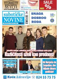 Nove Subotičke novine - broj 3, 16. jan 2015.