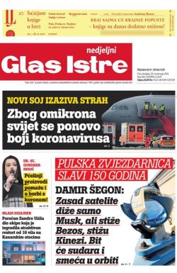 Glas Istre - broj 328, 28. nov 2021.