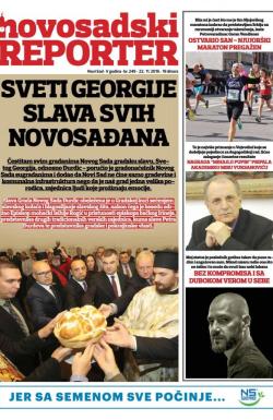 Novosadski reporter - broj 249, 22. nov 2019.