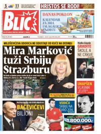 Blic - broj 6072, 6. jan 2014.