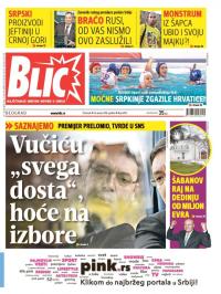 Blic - broj 6795, 14. jan 2016.