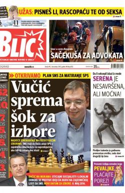 Blic - broj 6755, 2. dec 2015.