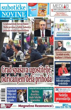 Nove Subotičke novine - broj 213, 16. apr 2021.