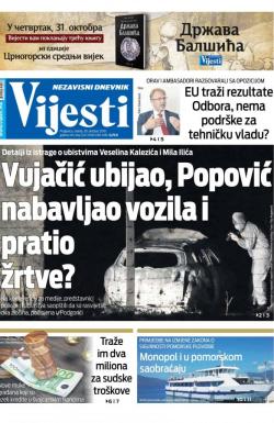 Vijesti - broj 7747, 30. okt 2019.