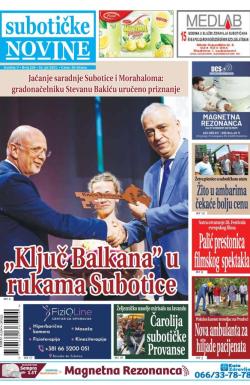 Nove Subotičke novine - broj 226, 16. jul 2021.