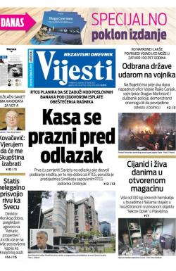 Vijesti - broj 8264, 10. apr 2021.