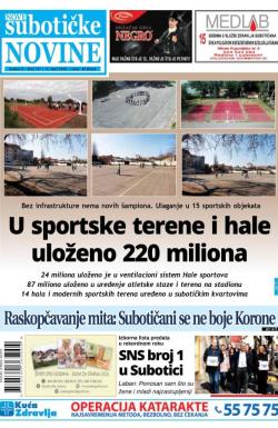 Nove Subotičke novine - broj 157, 13. mar 2020.