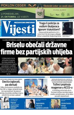 Vijesti - broj 9513, 19. okt 2024.