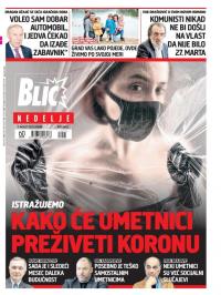 Blic - broj 8423, 9. avg 2020.