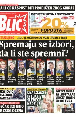 Blic - broj 7900, 13. feb 2019.