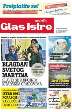 Glas Istre - broj 311, 13. nov 2022.