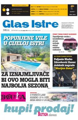 Glas Istre - broj 200, 22. jul 2021.