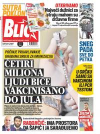 Blic - broj 8574, 11. jan 2021.