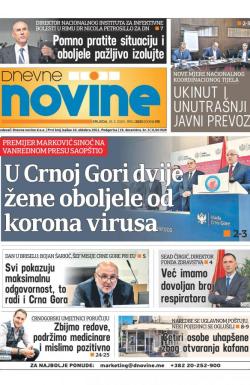 Dnevne novine - broj 2633, 18. mar 2020.