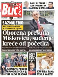 Blic - broj 7407, 27. sep 2017.