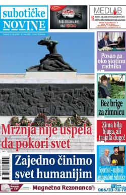 Nove Subotičke novine - broj 268, 13. maj 2022.