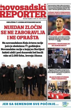 Novosadski reporter - broj 206, 24. jan 2019.