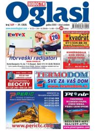 Novosti oglasi - broj 1609, 29. jan 2020.