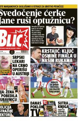 Blic - broj 7668, 22. jun 2018.