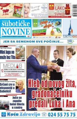 Nove Subotičke novine - broj 33, 18. avg 2017.