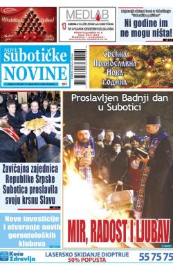 Nove Subotičke novine - broj 98, 11. jan 2019.