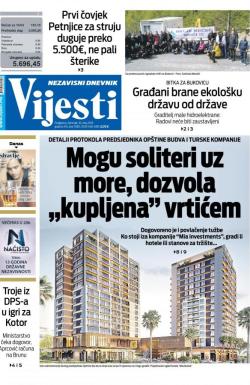 Vijesti - broj 7580, 16. maj 2019.