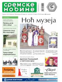 Sremske Novine - broj 2725, 22. maj 2013.