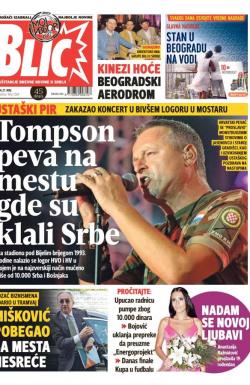 Blic - broj 7284, 27. maj 2017.