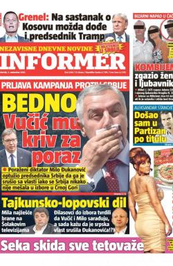 Informer - broj 2544, 3. sep 2020.