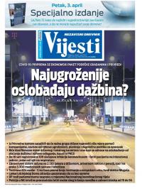 Vijesti - broj 7898, 1. apr 2020.