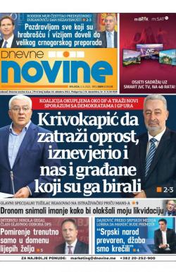 Dnevne novine - broj 3009, 2. jun 2021.