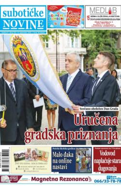 Nove Subotičke novine - broj 182, 4. sep 2020.