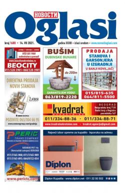 Novosti oglasi - broj 1680, 14. jul 2021.