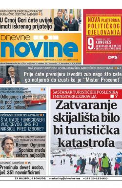 Dnevne novine - broj 2892, 21. jan 2021.