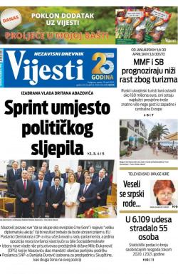 Vijesti - broj 8639, 29. apr 2022.