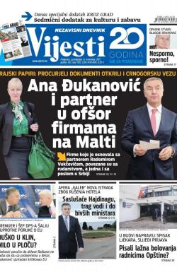 Vijesti - broj 7051, 6. nov 2017.