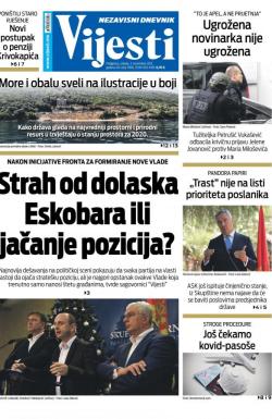 Vijesti - broj 8466, 3. nov 2021.