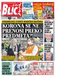 Blic - broj 8319, 23. apr 2020.