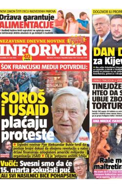 Informer - broj 3924, 10. mar 2025.