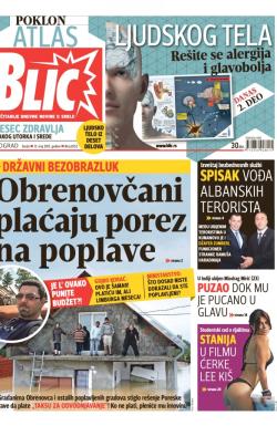 Blic - broj 6552, 13. maj 2015.