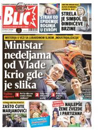 Blic - broj 7436, 26. okt 2017.