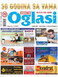 Novosti oglasi - broj 1568, 17. apr 2019.